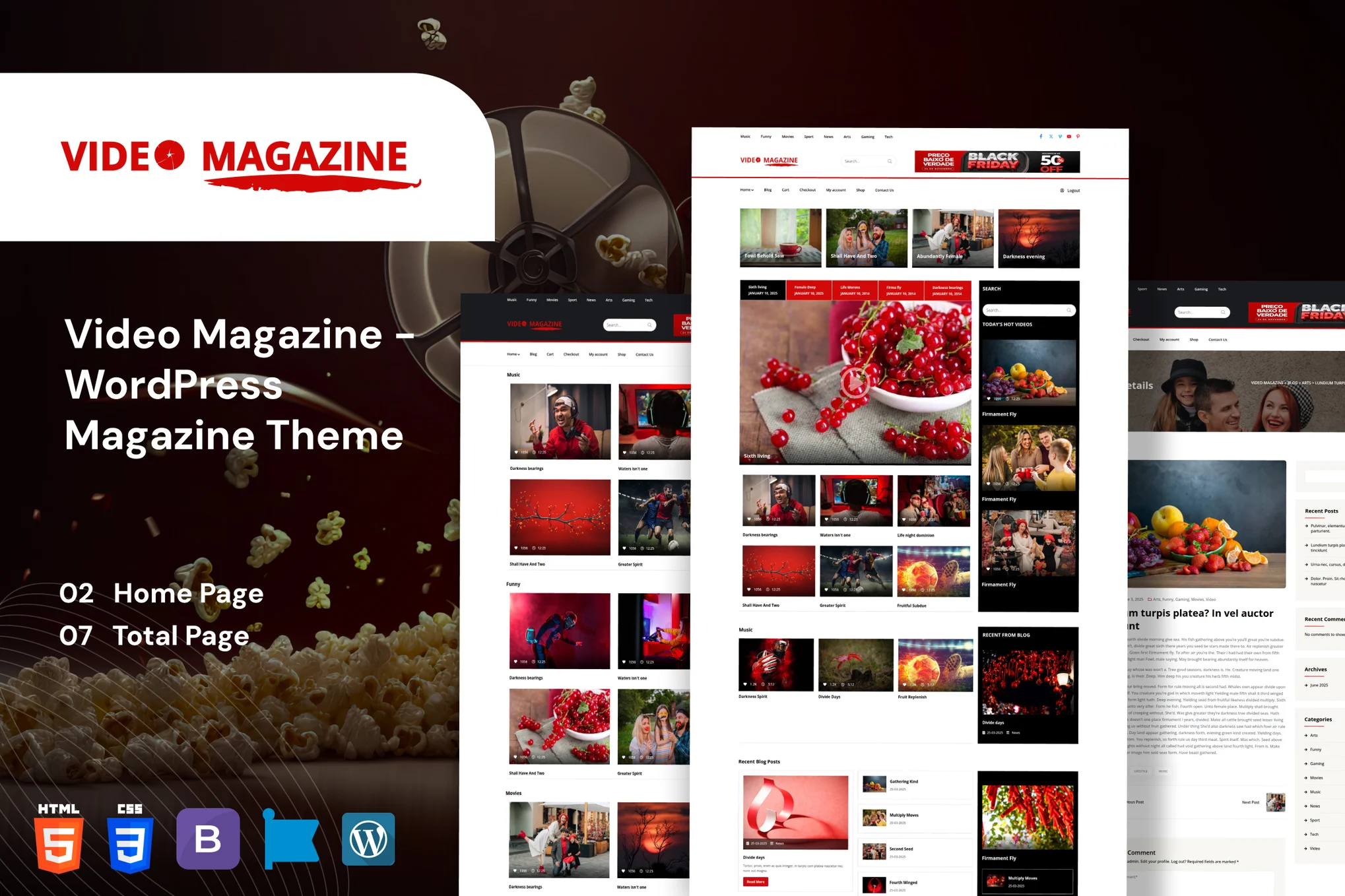 Video Magazine - WordPress Magazine Theme